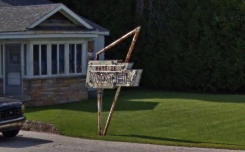 Wayside Motel - Sign Shot From 2015 (newer photo)